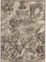 Albrecht Dürer, Die vier Racheengel und das reitende Heer. Aus Apocalypsis cum Figuris