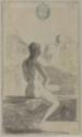 Franciscode Goya, Junge Frau am Brunnen (Susanna und die beiden Alten?) Aus dem Madrid-Album